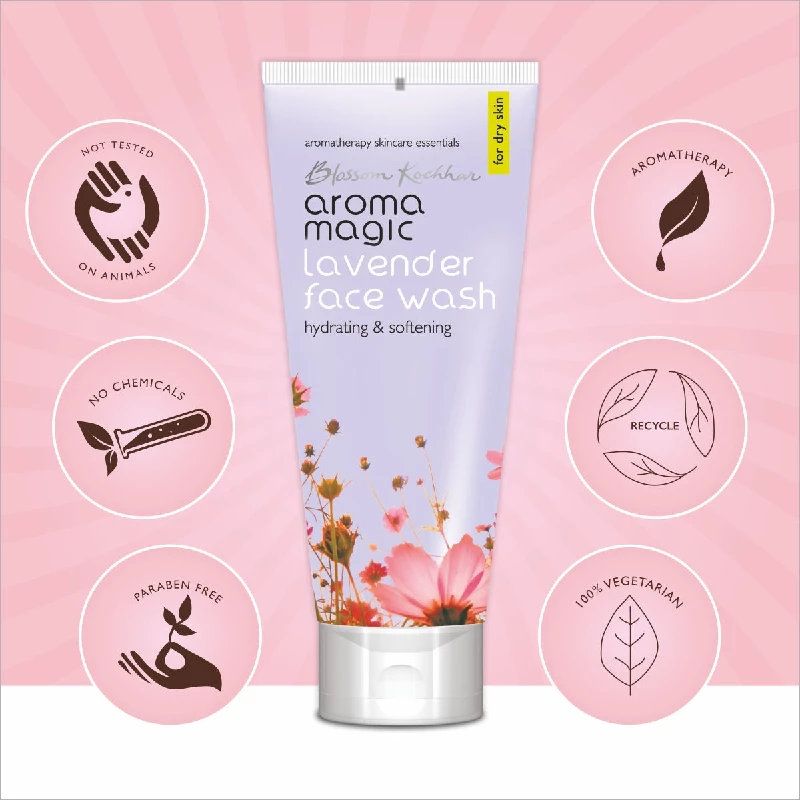 Aroma Magic Lavender Face Wash For Dry Skin, 100 ml-6.webp